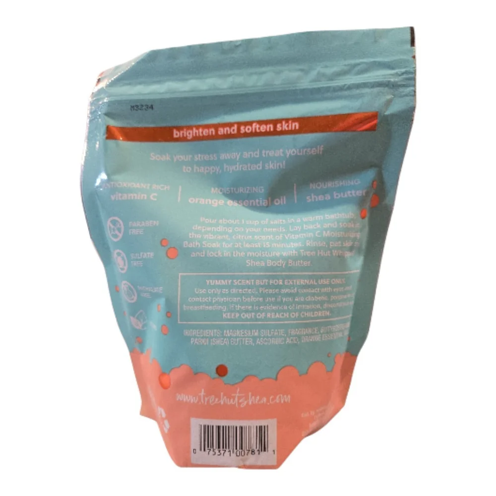 Tree Hut Vitamin C Moisturizing Bath Soak Essential Oils & Shea Butter (C-39)